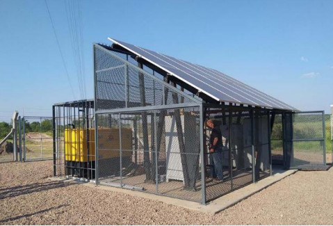 400A 1.2kW Load Hybrid Power Solutions Generator With 100Ah Battery