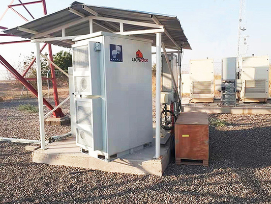 Industrial Telecom Street Cabinets With 48V 100Ah Lithium Battery