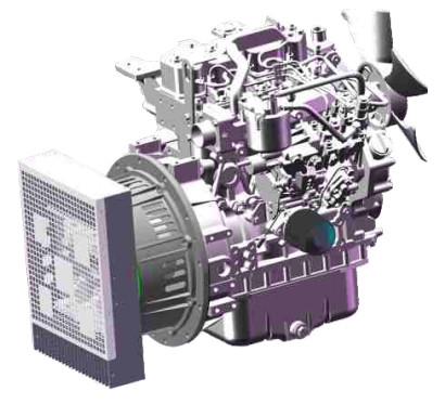 Automatic Three Stages Charging System Consists Of  Bulk Yanmar DC Generator Sets