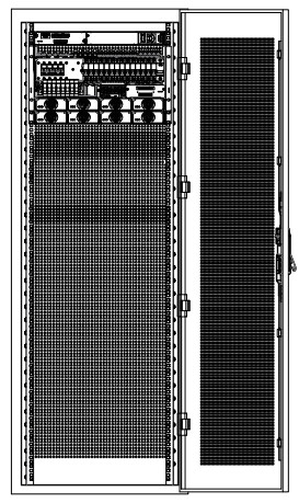 Anti Theft Telecom Energy Cabinet Outdoor 34U 48 Volt DC For 4000m Altitude