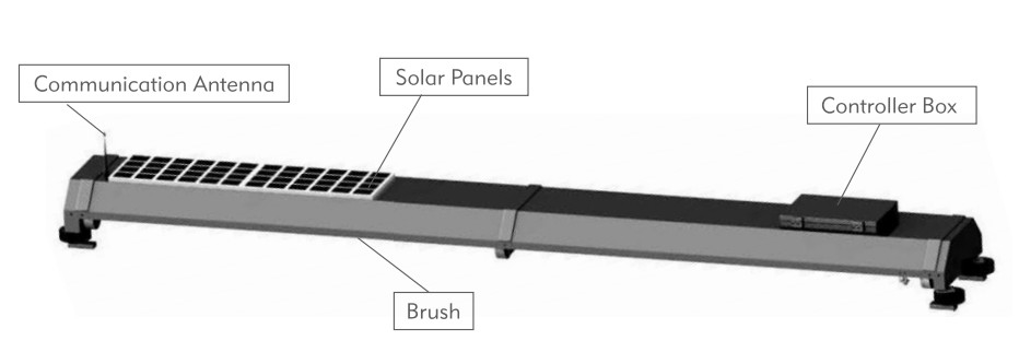 LionRock Automatic Solar Panel Cleaning Robot Intelligent OEM